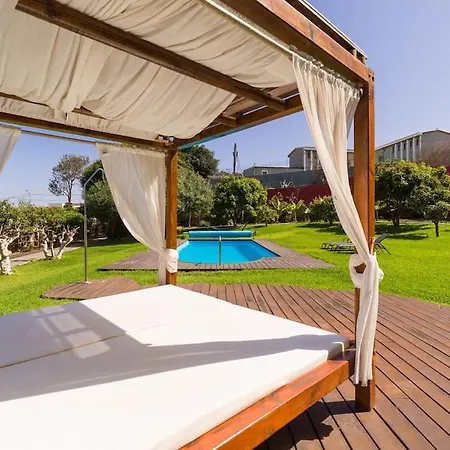 With Pool And Sea Views In Banana Plantation By Canaryscape Arucas