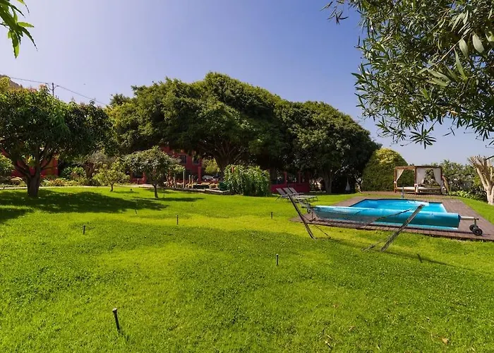 With Pool And Sea Views In Banana Plantation By Canaryscape Villa Arucas